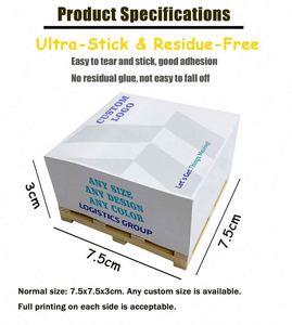 Khuyến mại chất lượng tốt tự dính hình Memo Pad notepad Lưu ý dính - Product Image 5