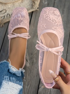 <span class=keywords><strong>Scarpe</strong></span> da <span class=keywords><strong>Donna</strong></span> Stile Americano con Fiocco in Rete di Grandi Dimensioni, Traspiranti, per Vendita all'Ingrosso in Taglie Grandi - Product Image 1