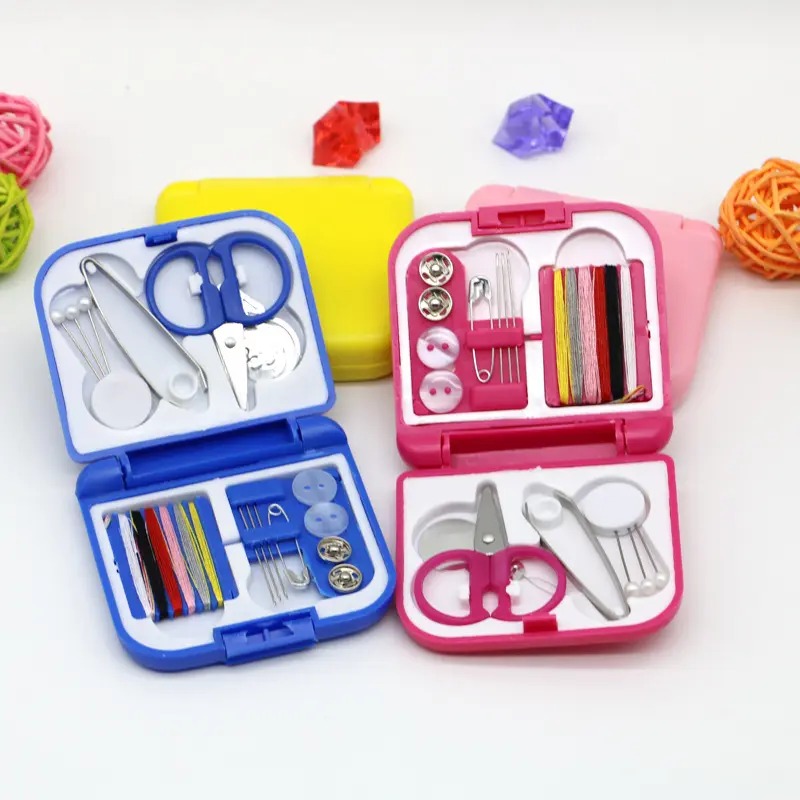 Multi Farbe Professionelle Hand Hotel Reise mini nähen kit set nähen zubehör für kind
