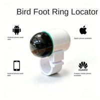 Traceur GPS pour oiseaux (perroquets, ménagères, pie-gros, pigeons, calopsittes, cacaos) – Anneau de patte en PVC IP67 – Suivi et surveillance à distance