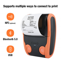 Imprimante thermique portable OEM mini 2 pouces pour étiquettes et reçus, nouveau design, mobile, sans fil, 58 mm, Android, en plastique