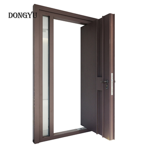 <span class=keywords><strong>Porte</strong></span> <span class=keywords><strong>d</strong></span>'<span class=keywords><strong>entrée</strong></span> battante minimaliste en aluminium moulé haute sécurité <span class=keywords><strong>avec</strong></span> panneau latéral en verre <span class=keywords><strong>fixe</strong></span>, conception antivol pour portes <span class=keywords><strong>d</strong></span>'appartement. - Product Image 3