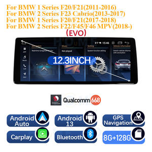 Sistema Multimediale per Auto da 12,3 Pollici con Qualcomm 668 per <span class=keywords><strong>BMW</strong></span> Serie 1 E87 E81 E88 2004-2012, Carplay, Navigazione GPS, Android Auto - Product Image 4