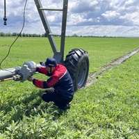 Ferme de système d'irrigation solaire de pivot de centre de style de Zimmatic pour 50 ha