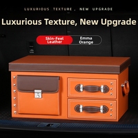 Organisateur de coffre de voiture robuste, grande capacité, boîte de rangement multi-compartiments, ajustement universel, anti-poussière, durable, tout-terrain, 4x4, SUV