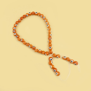 Cuentas de ojo de pez de cristal de colores al por mayor, cuentas espaciadoras sueltas redondas para DIY, collar, pulseras, fabricación de joyas, 6mm, 8mm, 10mm - Product Image 5