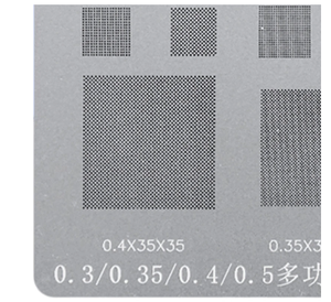 Relife đa mục đích BGA Stencil 0.3 0.35 0.4 0.5 song song/45 độ lỗ phổ Hàn BGA reballing Stencil Hàn Net - Product Image 2