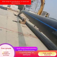 Tuyau d'alimentation  eau HDPE de haute qualité pour eau potable municipale, matériau PE100, durable et résistant à la corrosion