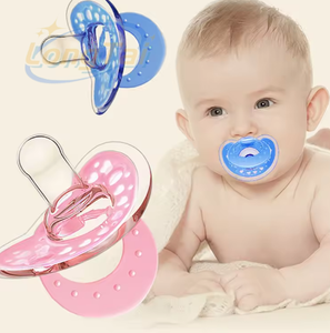 Longtai sans BPA Silicone sucette nouveau-nés haute température désinfectable bébé mamelon facile à nettoyer accessoire Dot Sucette - Product Image 4