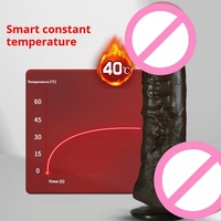 Godemiché Électrique Entièrement Automatique Simulé, Pénis Artificiel Surdimensionné, Jouet Sexuel de Masturbation Féminine pour Femme, Vente en Gros