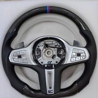Volant en fibre de carbone avec écran LED et revêtement en cuir pour BMW Série 3 M2 M3 M4 M340i G20 G30 G21 G23 G26 G80 G82 G87 G05 G16