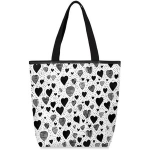 Ygpark กระเป๋าผ้าใบขนาดกลางมีซิปด้านในกระเป๋าสำหรับการเดินทางชายหาดกลางแจ้งปักลายหรูหราของขวัญแต่งงาน - Product Image 1