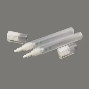 Transparent barrel 4.5mm tip size refillable empty marker pen