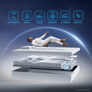 Matelas intelligent Heka 1500x2000mm, fermeté moyenne, soutien orthopédique, sommeil profond, literie - Product Image 2