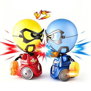 MILI Coche <span class=keywords><strong>de</strong></span> Batalla <span class=keywords><strong>Robot</strong></span> Globo <span class=keywords><strong>de</strong></span> Juguete <span class=keywords><strong>de</strong></span> <span class=keywords><strong>Control</strong></span> Remoto <span class=keywords><strong>de</strong></span> Dibujos Animados, Paquete <span class=keywords><strong>de</strong></span> 2 Piezas con Chasis <span class=keywords><strong>de</strong></span> <span class=keywords><strong>Robot</strong></span> y Funciones <span class=keywords><strong>de</strong></span> Luz y Sonido - Product Image 1
