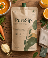 Pochette Doypack en papier kraft écologique et recyclable avec bec verseur, qualité alimentaire, réutilisable pour soupes et jus