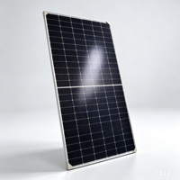 Panneau solaire monocristallin demi-cellule 450W tout noir, module photovoltaïque pour système d'irrigation hors réseau agricole