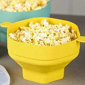 Haute qualité Silicone pliable cuisine outils faciles bricolage <span class=keywords><strong>micro</strong></span>-ondes pop-corn Popper seau bol fabricant avec couvercle - Product Image 6