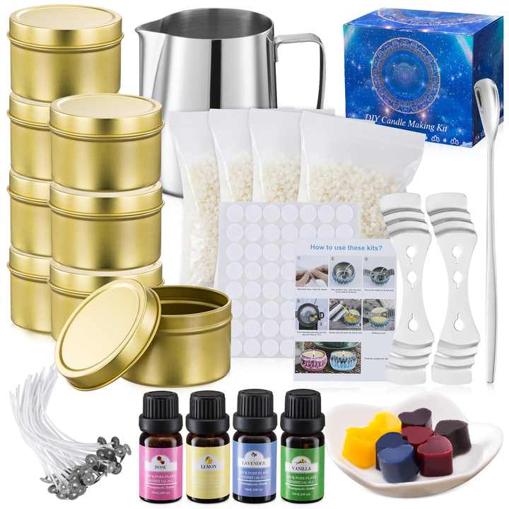 Wholesale Candle Making Raw Materials Kit DIY Scented Soy Wax 