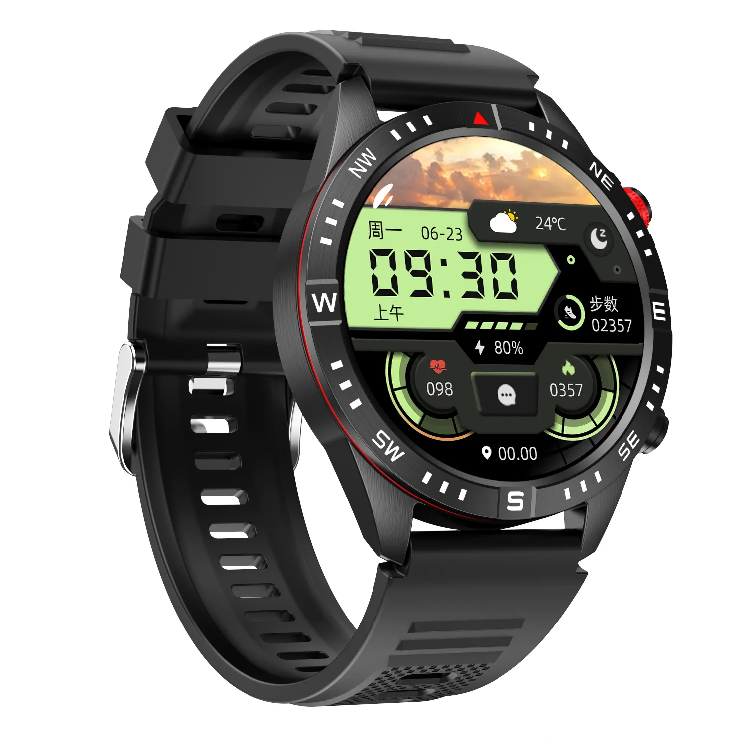 Smartwatch IP67 impermeabile Smartwatch IP67 Smartwatch di fascia alta per chiamate telefoniche CY800 1.6 pollici nero produttore di Smartwatch