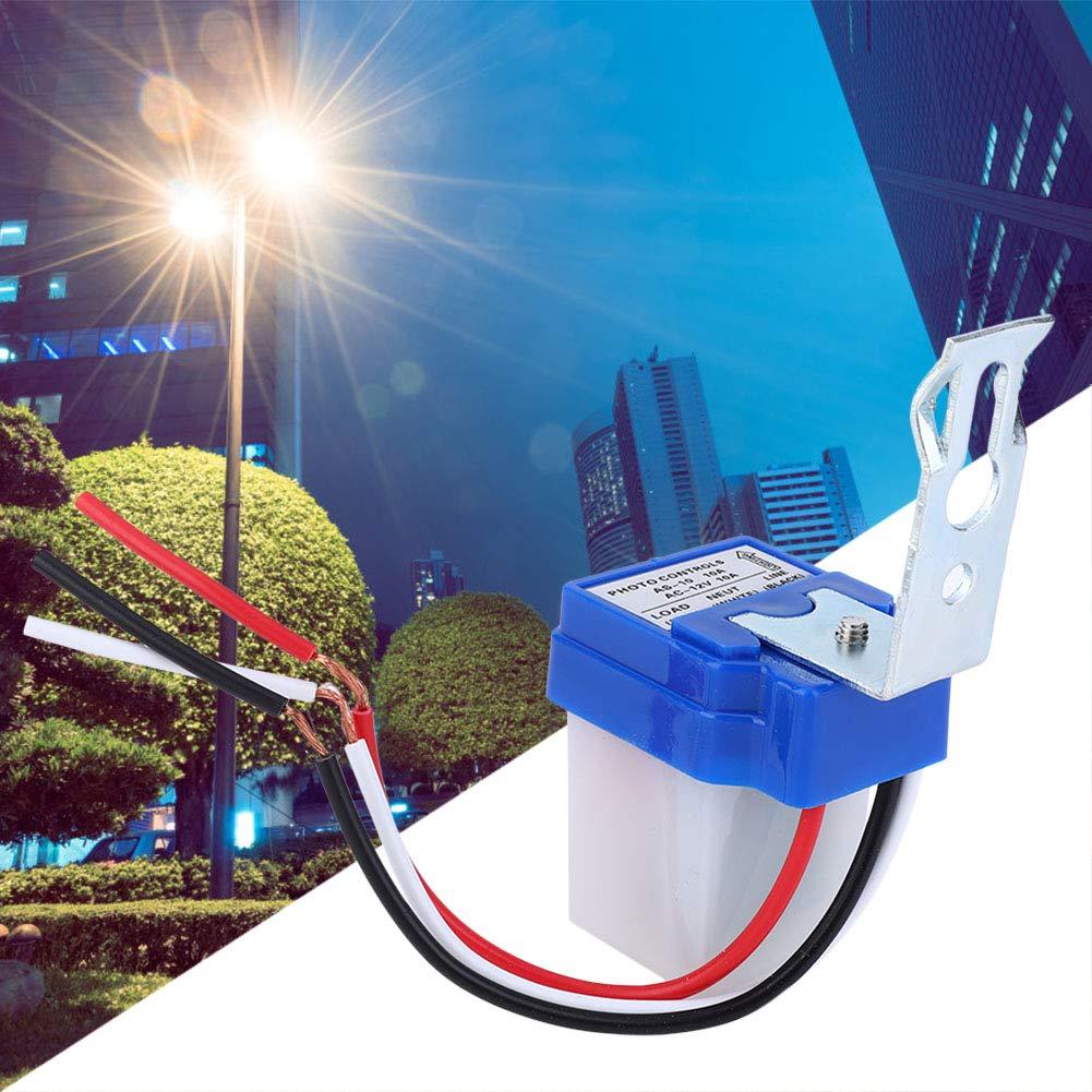 3er-Set AC/DC 12V 10A Lichtsensorschalter – Automatische Dämmerungssteuerung, 10 M Reichweite, IP65 Wasserdicht – Für Außenbeleuchtung, Garten, Straßen & Betriebe