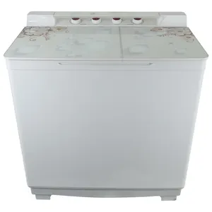 13 KG Kaca Panel Mesin Cuci Top Loading Mesin Cuci Besar dengan Spin-Dry