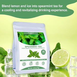 100% Natural Custom Bagged Green Peppermint and <strong>Spearmint</strong> Leaf Teabags Fresh Herbal Mint Loose Leaf for Slimming <strong>Tea</strong> - Product Image 2