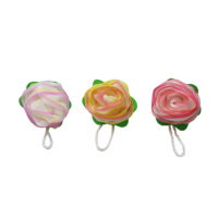 Éponge de bain multicolore à motif floral, éponge de bain pour enfants