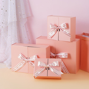 Produttore Eco cartone Logo personalizzato confezione regalo rosa confezione regalo <span class=keywords><strong>di</strong></span> carta speciale doorgift <span class=keywords><strong>regali</strong></span> <span class=keywords><strong>di</strong></span> <span class=keywords><strong>nozze</strong></span> - Product Image 1
