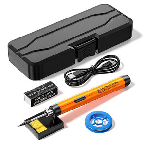 Soldador eléctrico de carga inalámbrica USB, soldador portátil de estaño, Kit de herramientas de soldadura de reparación Microelectrónica de carga rápida USB - Product Image 1
