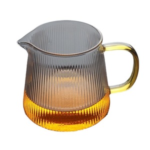 Transparent Glass Vertical Striped Fairness <b>Cup</b> Thickened Kung Fu <b>Tea</b> <b>Set</b> With Filter Afternoon <b>Tea</b> Use - Product Image 5