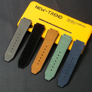 Cinturino in pelle smerigliata con fibbia 26mm * 19mm per sostituire le fasce per orologio in vera pelle - Product Image 1