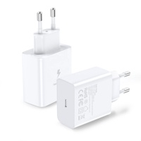 Chargeur rapide HNT 60W GaN avec un seul port USB-C, PD 3.0 PPS, adaptateur secteur US/EU pour Samsung S25 S24 S23 S22 Galaxy Ultra