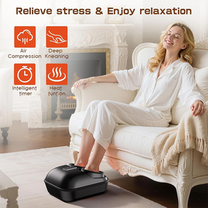 Masseur corporel électrique Shiatsu avec rouleaux, machine de massage des pieds et des jambes avec coussins d'air et télécommande, <span class=keywords><strong>spa</strong></span> détoxifiant pour les pieds - Product Image 6