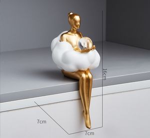 Ornements modernes de figurines irrégulières représentant des danseurs de ballet pour studio de danse - Product Image 5