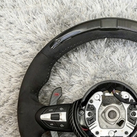 Volant sport en fibre de carbone LED pour BMW F10 F11 F12 F15 F16 F20 F21 F23 F25 F30 F31 F32 F33 F34 F36 F07 E90 E60 M6 M3 M5