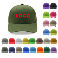 Werbe-Großhandel Maßgefertigte Stickerei-Logo 6-Panel Gorras Baseballkappe Lässige Sportkappe
