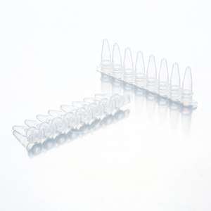 Tampas Ópticas Transparentes Redondas para Tubos <span class=keywords><strong>PCR</strong></span> de Oito Tubos, Compatíveis com Máquinas <span class=keywords><strong>PCR</strong></span>, Consumíveis Plásticos Descartáveis para Testes - Product Image 5