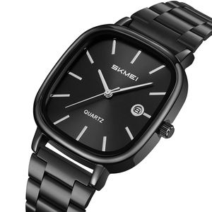 Montre à quartz SKMEI 2551, nouvelle arrivée, design simple en chiffres arabes, or, rétro, tendance, mouvement japonais, montre-bracelet à quartz pour homme - Product Image 6