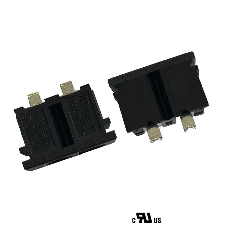 IEC C8 Ac Inlet Connector for AC Adapter 2.5a 250V 2-pin Power Socket ...