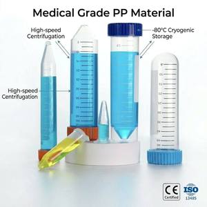 <span class=keywords><strong>Tubos</strong></span> de Centrífuga Cónicos Desechables de PP de 10ml, 15ml, 50ml, <span class=keywords><strong>Tubos</strong></span> de Plástico con Tapa de Rosca Graduada Tipo <span class=keywords><strong>Falcon</strong></span> para Uso Médico y de Laboratorio - Product Image 2