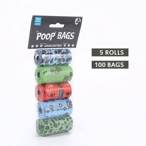 Sacs à déjections canines écologiques de haute qualité, impression personnalisable, biodégradables, sacs à ordures pour animaux de compagnie, sacs à crottes en plastique - Product Image 1
