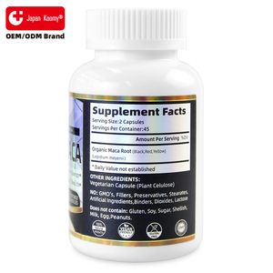 Tùy chỉnh Đen Maca bổ sung năng lượng tự nhiên Booster Peru Maca chiết xuất từ rễ viên nang cho nam giới - Product Image 5