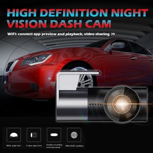 <span class=keywords><strong>360</strong></span> degrés KL209 Wifi caméra de <span class=keywords><strong>voiture</strong></span> <span class=keywords><strong>enregistreur</strong></span> 1080p Hd Vision nocturne Dash Cam prise en charge de la caméra vidéo à commande vocale avec contrôle d'application - Product Image 4