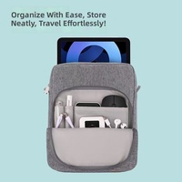 Convient pour sac pour ordinateur portable de 9,8 à 13,3 pouces, housse de protection, sac intérieur, sac bandoulière pour tablette, respirant et imperméable