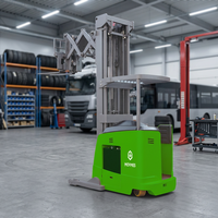 MOVMES 1,8t Lithium-Ionen-Batterie Hydraulischer Seitenschieber Polyurethan-Reifen Doppelscheren-VNA AC-Motor Elektrischer Hubstapler