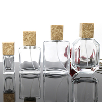 SNI CNI 15 Spot Goods Luxueux couvercle vide en pierre de marbre naturelle carrée pour flacon pulvérisateur de parfum de 15ml, 30ml, 50ml, 100ml