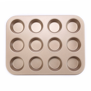 Carbon Steel Cake Mold 12 Hole Non-Stick Baking Pan Rectangle Multi Functional Cake Tools - Product Image 3
