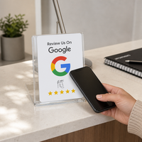 Individuell Bedruckte Newbega NTAG213 NFC-Chip Social-Media-Bewertungskarte Geschenkkarte mit Wasserdichter Funktion und 13,56 MHz
