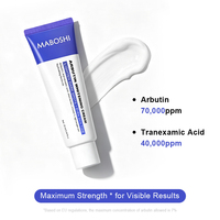 Crème Visage Éclaircissante Naturelle au Niacinamide et Beurre de Karité, Bloquant la Mélanine et au Glutathion, Marque Privée